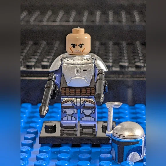 2 Minifigures- Star Wars Jango Fett Building Block Action Figure Clone Wars - Picture 15 of 16